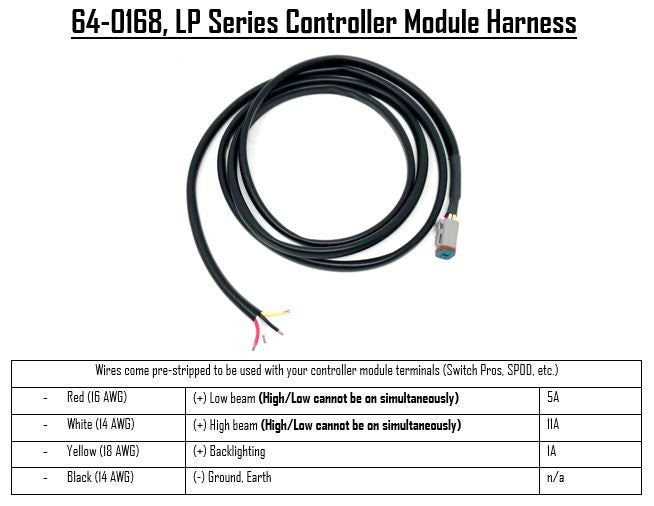 Baja Designs LP Controller Module Wiring Harness | Universal