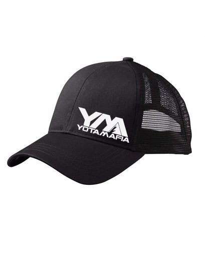 YM CURVED BILL MESH TRUCKER SNAPBACK