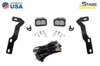 Diode Dynamics | Stage Series 2in LED Ditch Light Kit for 2016-2023 Toyota Tacoma, Pro White Combo
