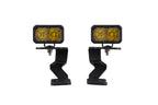 Stage Series Ditch Light Kit for 2022 Toyota Tundra, C2 Pro Yellow Combo