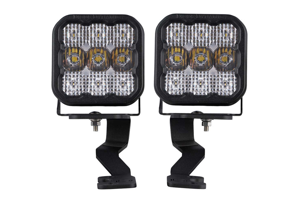 Stage Series Ditch Light Kit for 2022 Toyota Tundra, SS5 Sport White Combo