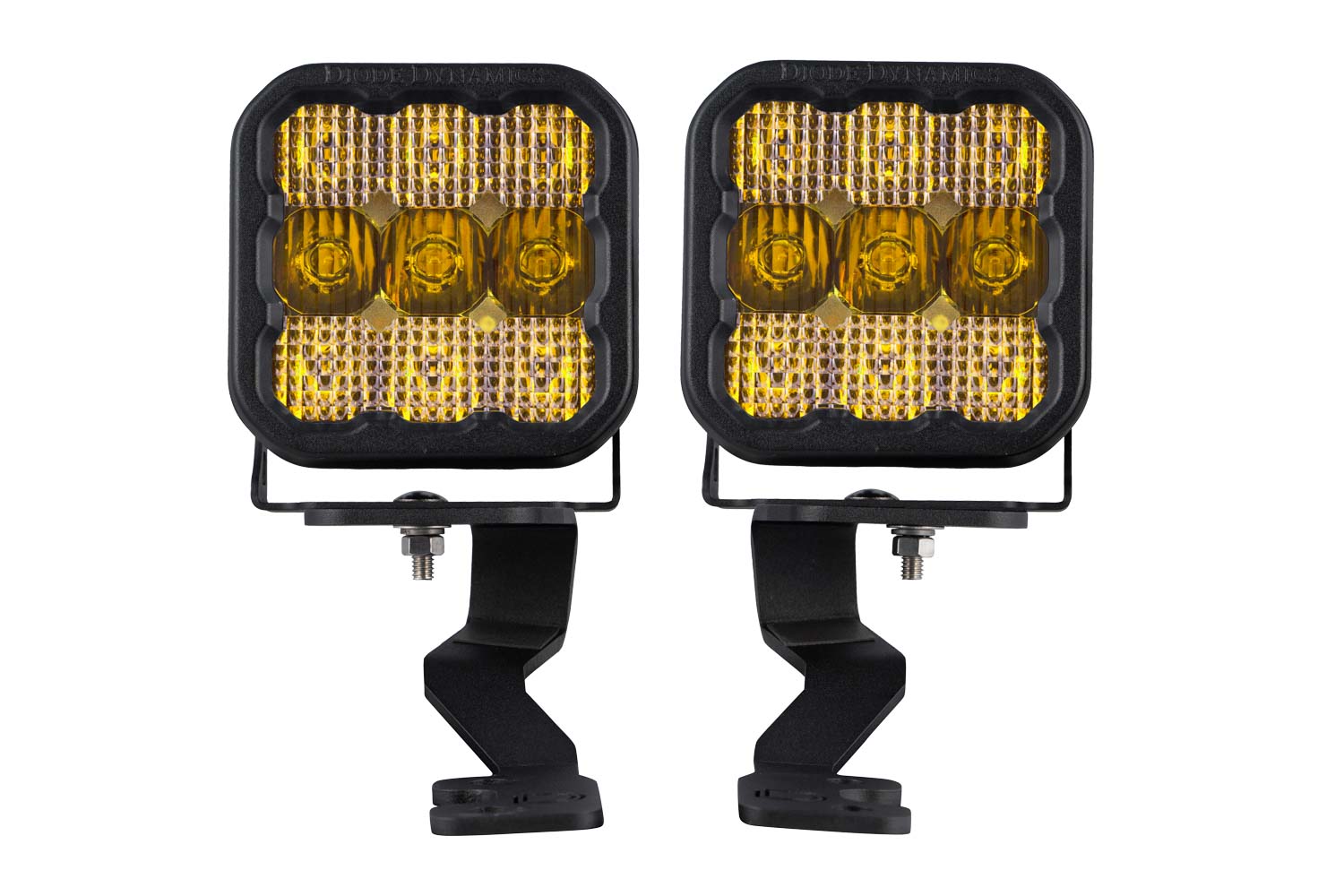 Stage Series Ditch Light Kit for 2022 Toyota Tundra, SS5 Sport Yellow Combo