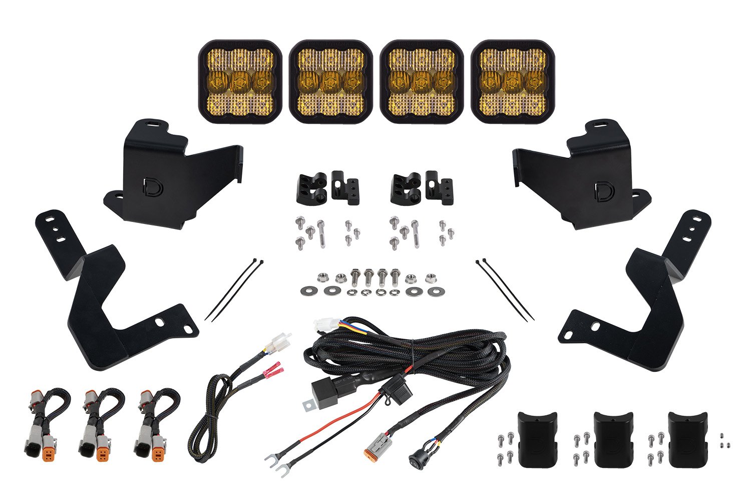 SS5 Grille CrossLink Lightbar Kit for 2022 Toyota Tundra, Pro Yellow Combo