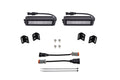 SS6 LED Fog Light Kit for 2022 Toyota Tundra, White Wide