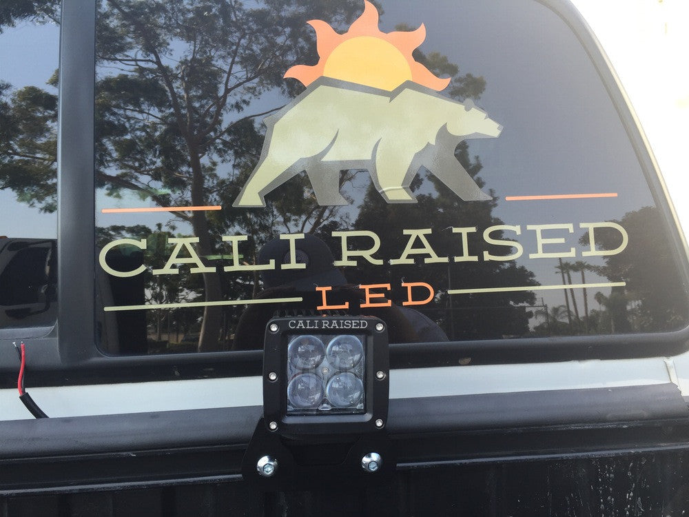 Bed Rail LED Pod Brackets Kit For Toyota Truck
