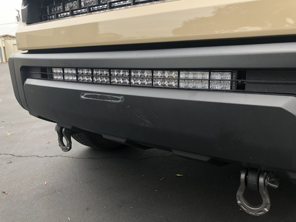 Cali Raised 14-21 TUNDRA 32" LOWER BUMPER HIDDEN LED LIGHT BAR BRACKETS KIT