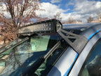 52" Curved LED Light Bar Roof Mounting Brackets For 2007-2021 Toyota Tundra