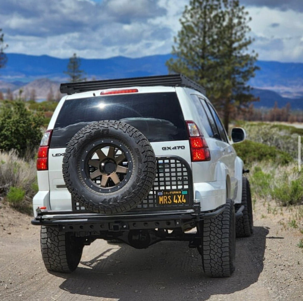 Lexus GX470 Hybrid Rear Bumper - Welded - True North Fabrications