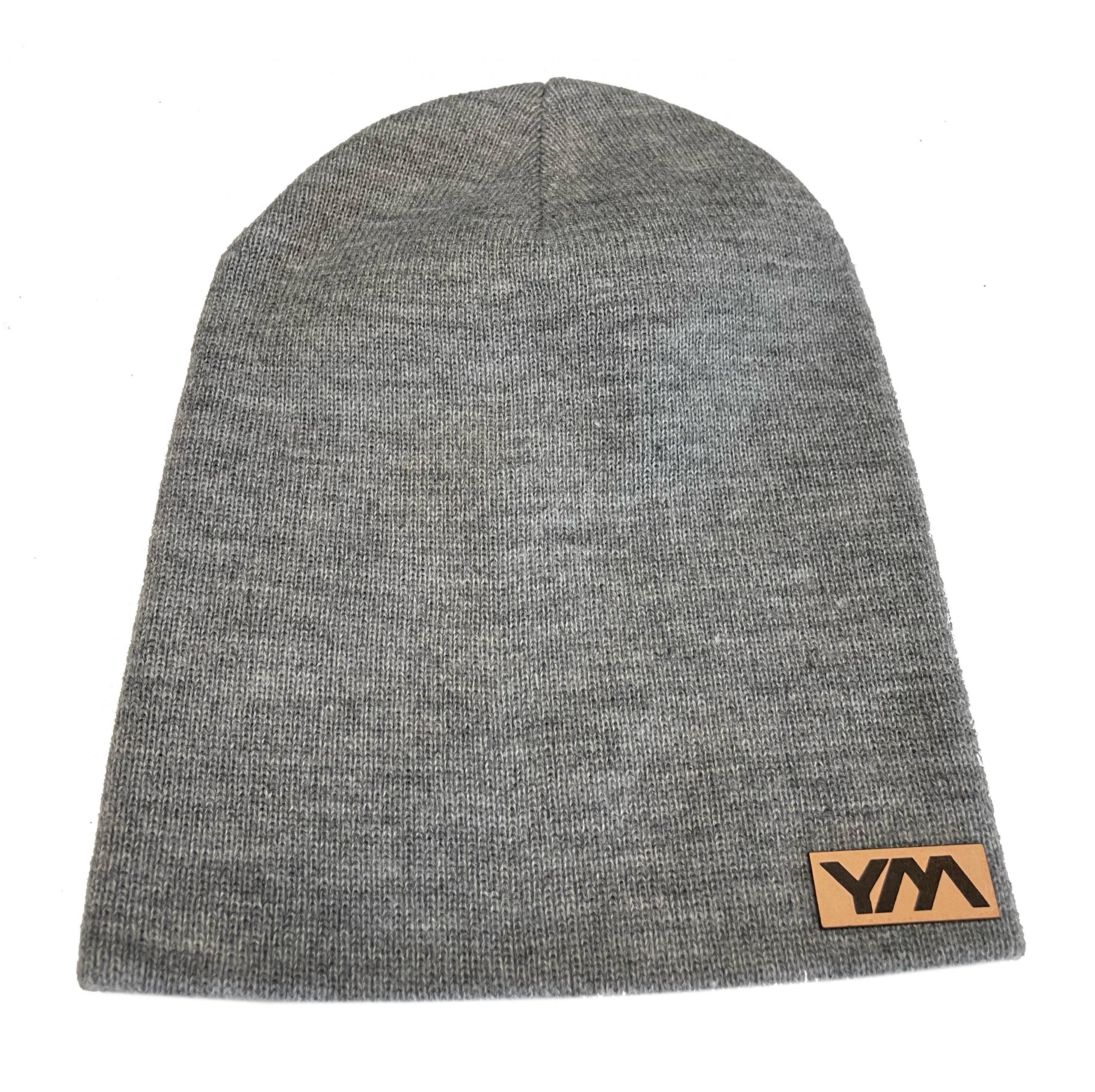 YM LIGHT GREY BEANIE