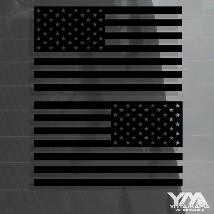 American Flag Decals (Premium Vinyl Cut)
