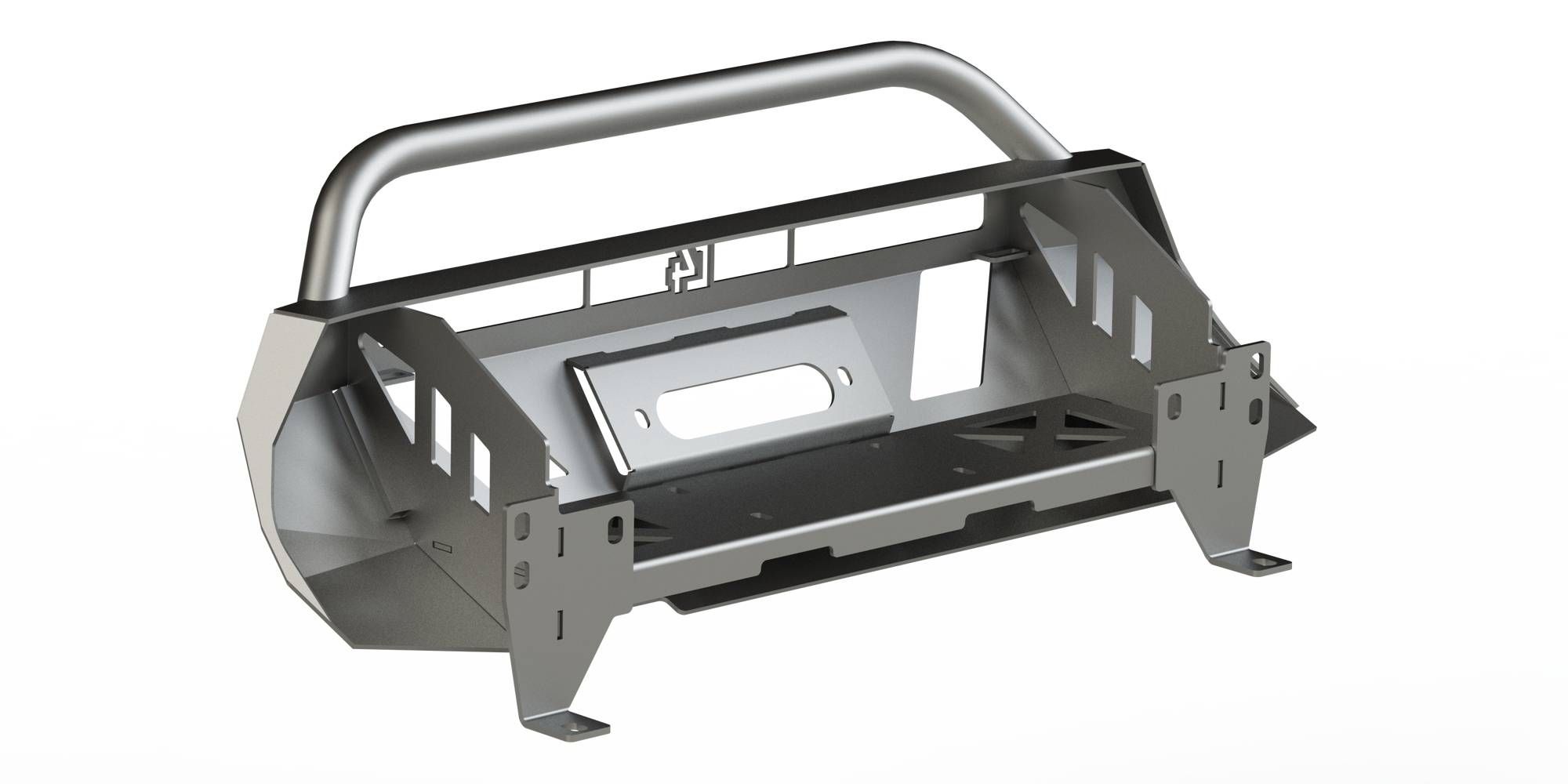 C4 Tacoma Front Lo-Pro Winch Bumper / 3rd Gen / 2016-2023