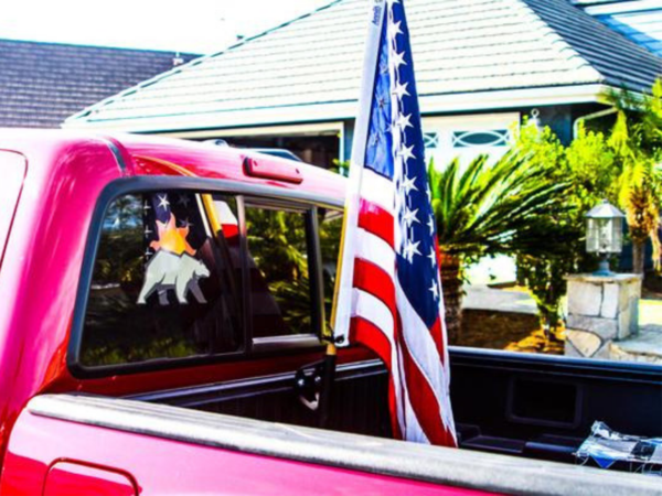 Toyota Tacoma + Tundra Truck Bed Rail Flag Pole Mount - YotaMafia