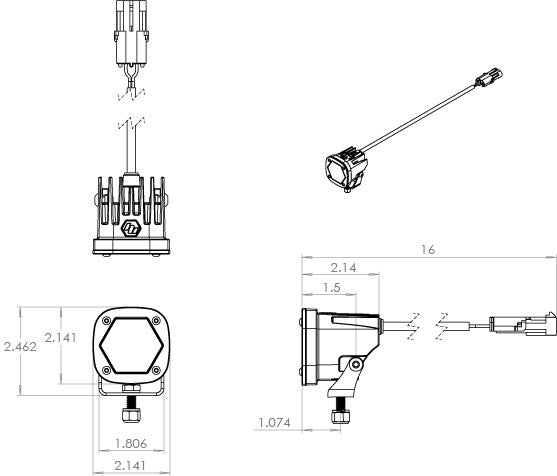 Baja Designs S1 White LED Auxiliary Light Pod Pair - image 4