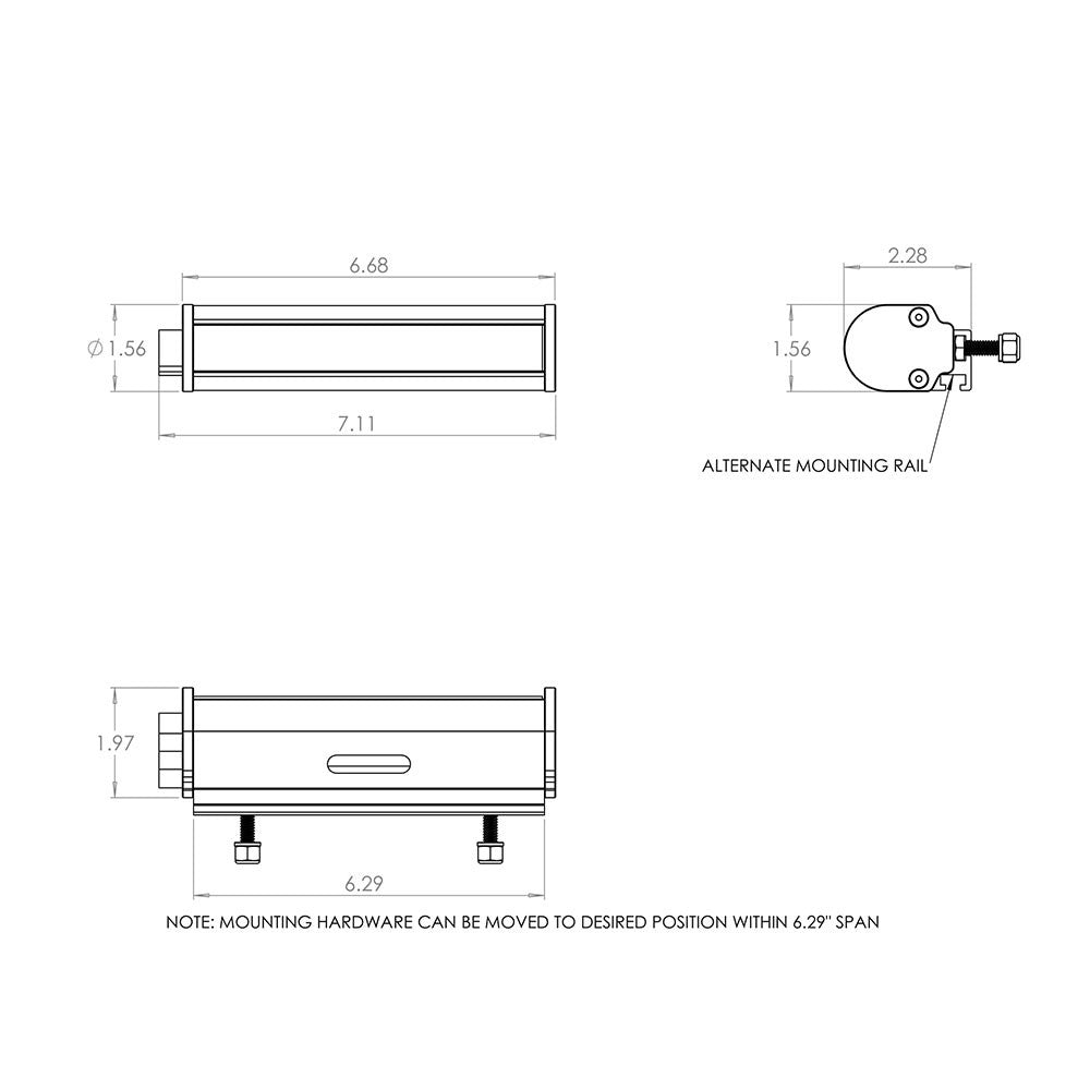 Baja Designs RTL-M Mini LED Rear Light Bar - manufacturer image 4