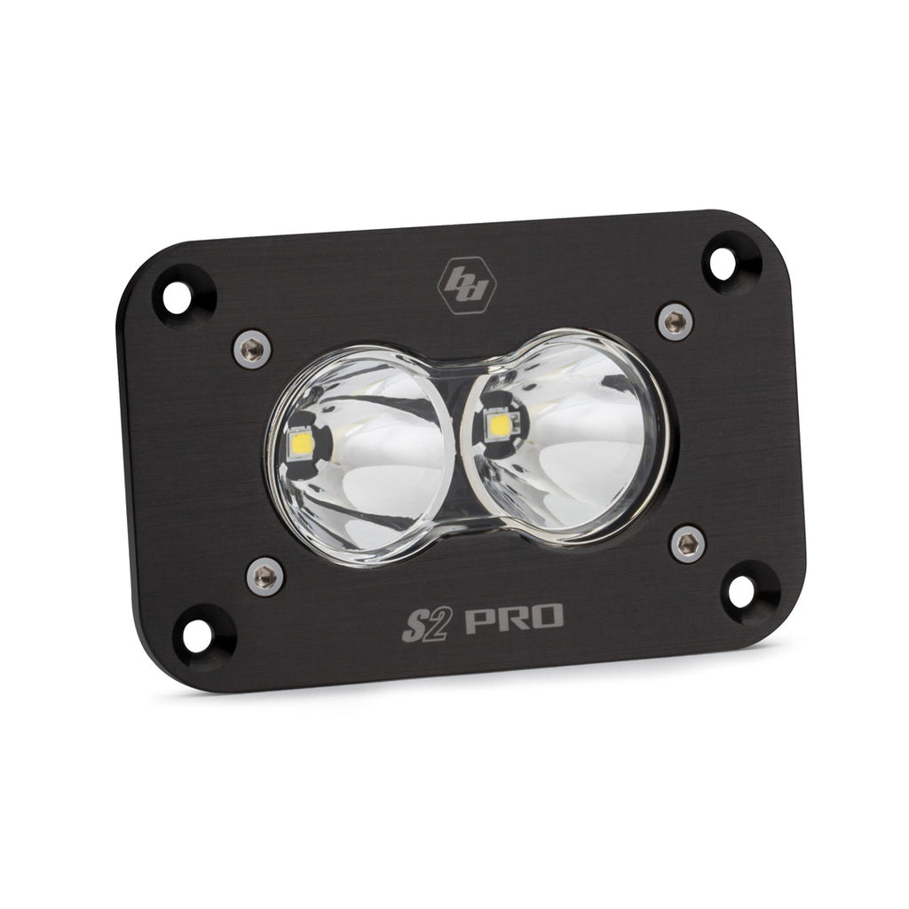Baja Designs S2 Pro Black Flush Mount LED Auxiliary Light Pod - manufacturer image 1