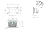 Baja Designs S2 Pro Black Flush Mount LED Auxiliary Light Pod - manufacturer image 10