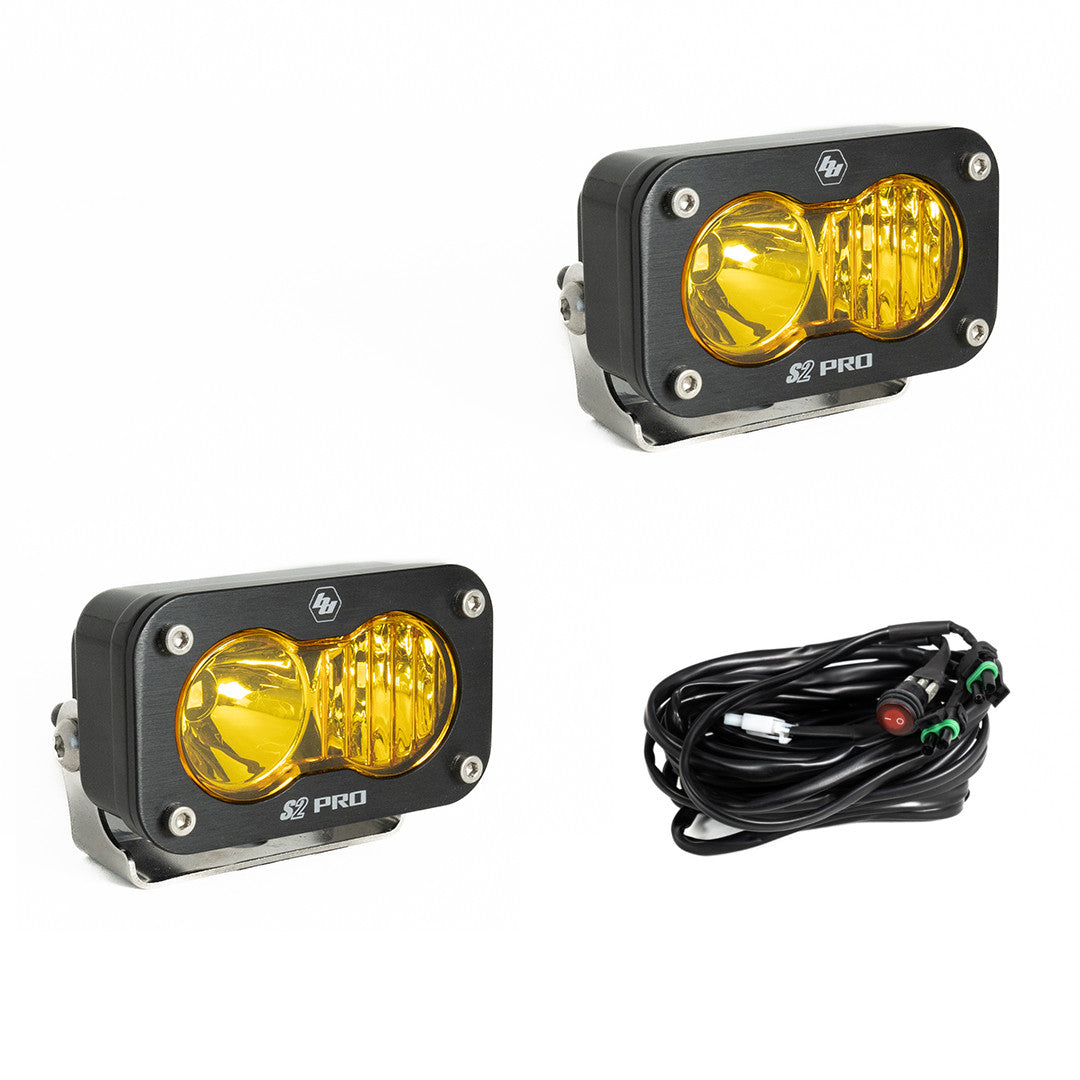 Baja Designs S2 Pro Black LED Auxiliary Light Pod Pair - manufacturer image 9