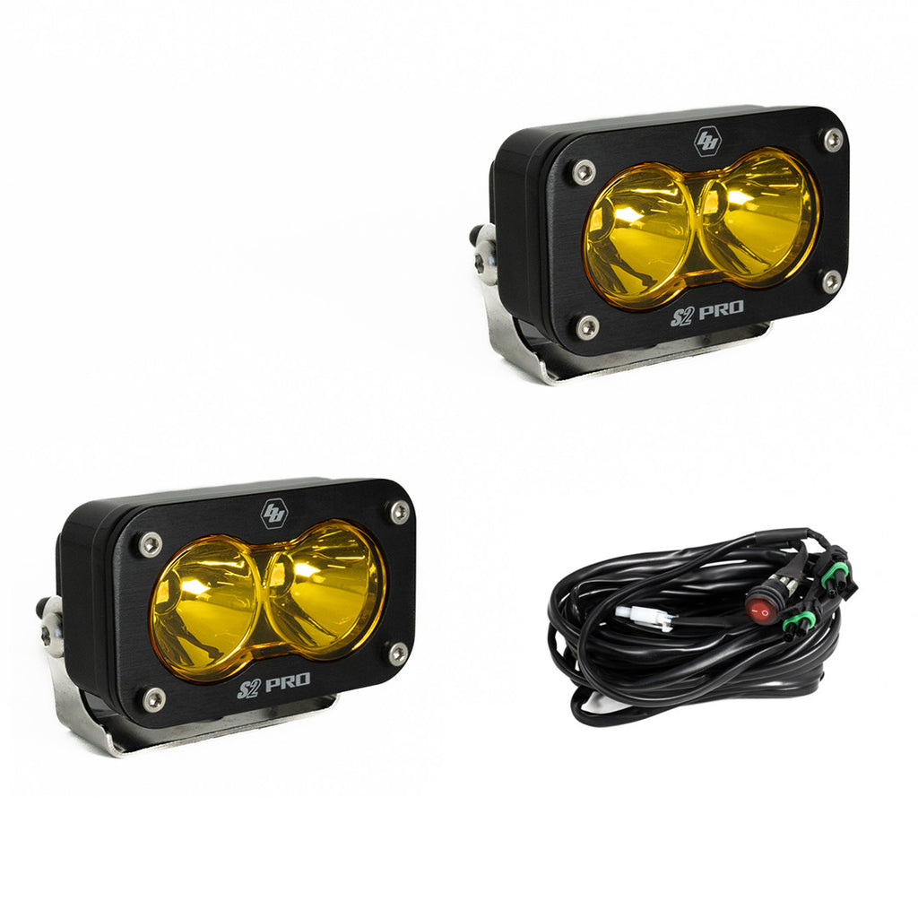 Baja Designs S2 Pro Black LED Auxiliary Light Pod Pair - manufacturer image 10