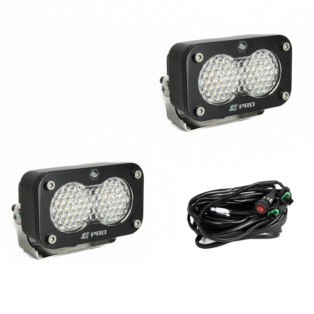 Baja Designs S2 Pro Black LED Auxiliary Light Pod Pair - manufacturer image 11
