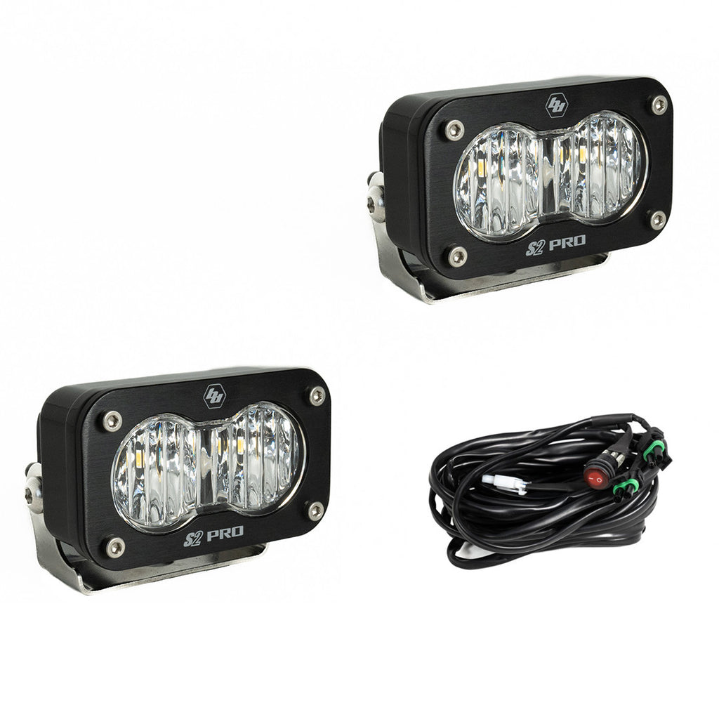 Baja Designs S2 Pro Black LED Auxiliary Light Pod Pair - manufacturer image 13