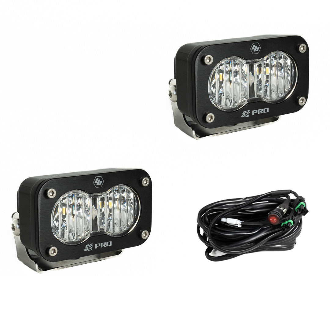 Baja Designs S2 Pro Black LED Auxiliary Light Pod Pair - manufacturer image 13