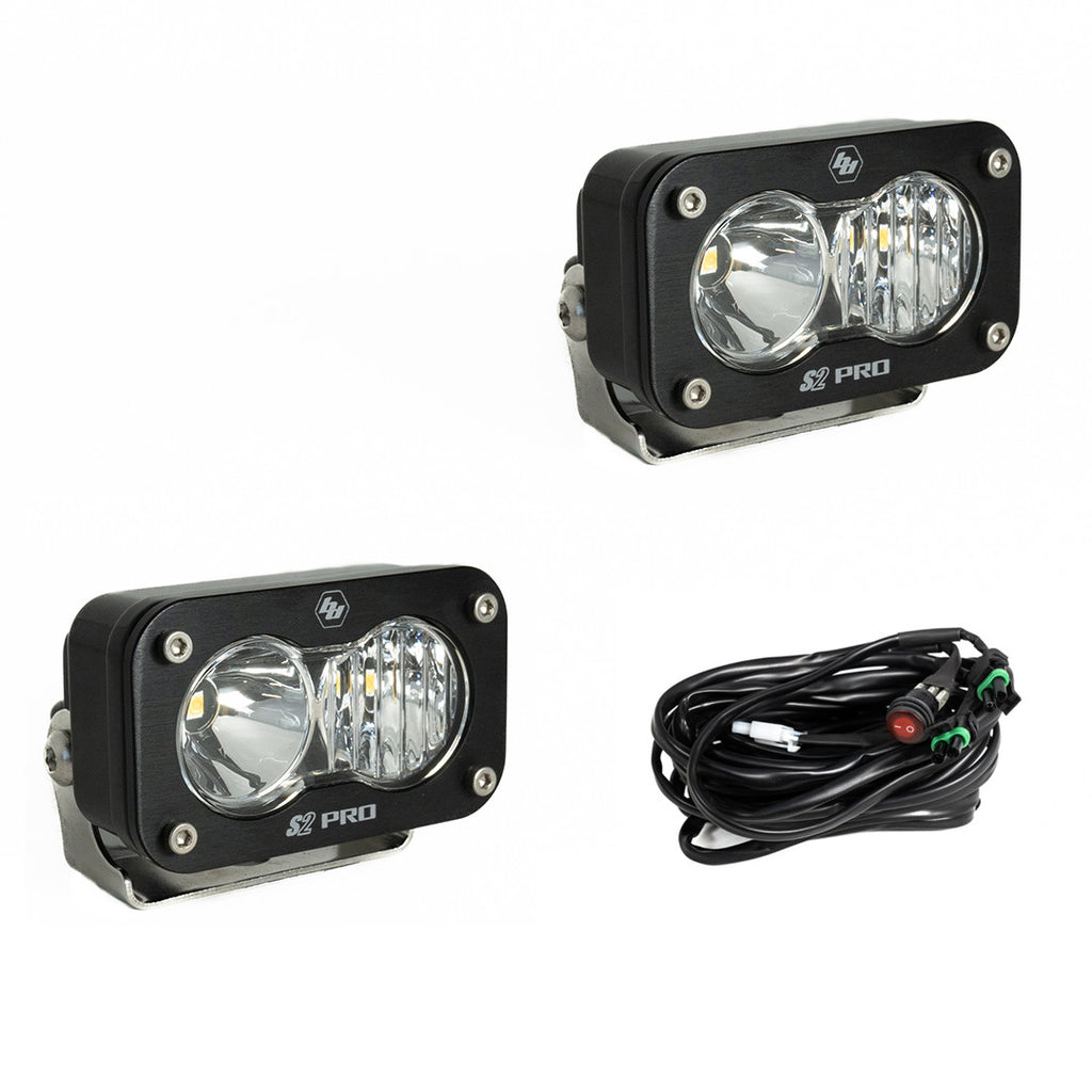 Baja Designs S2 Pro Black LED Auxiliary Light Pod Pair - manufacturer image 14