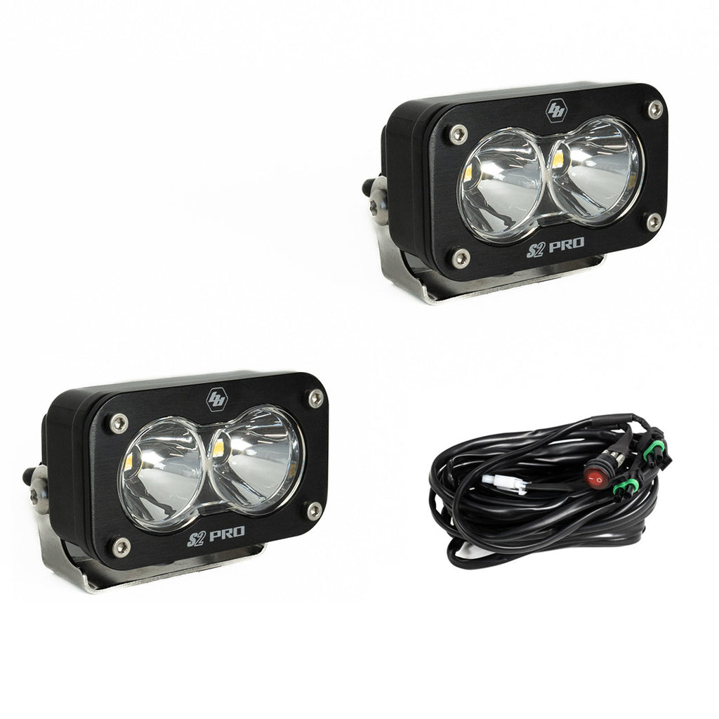 Baja Designs S2 Pro Black LED Auxiliary Light Pod Pair - manufacturer image 15