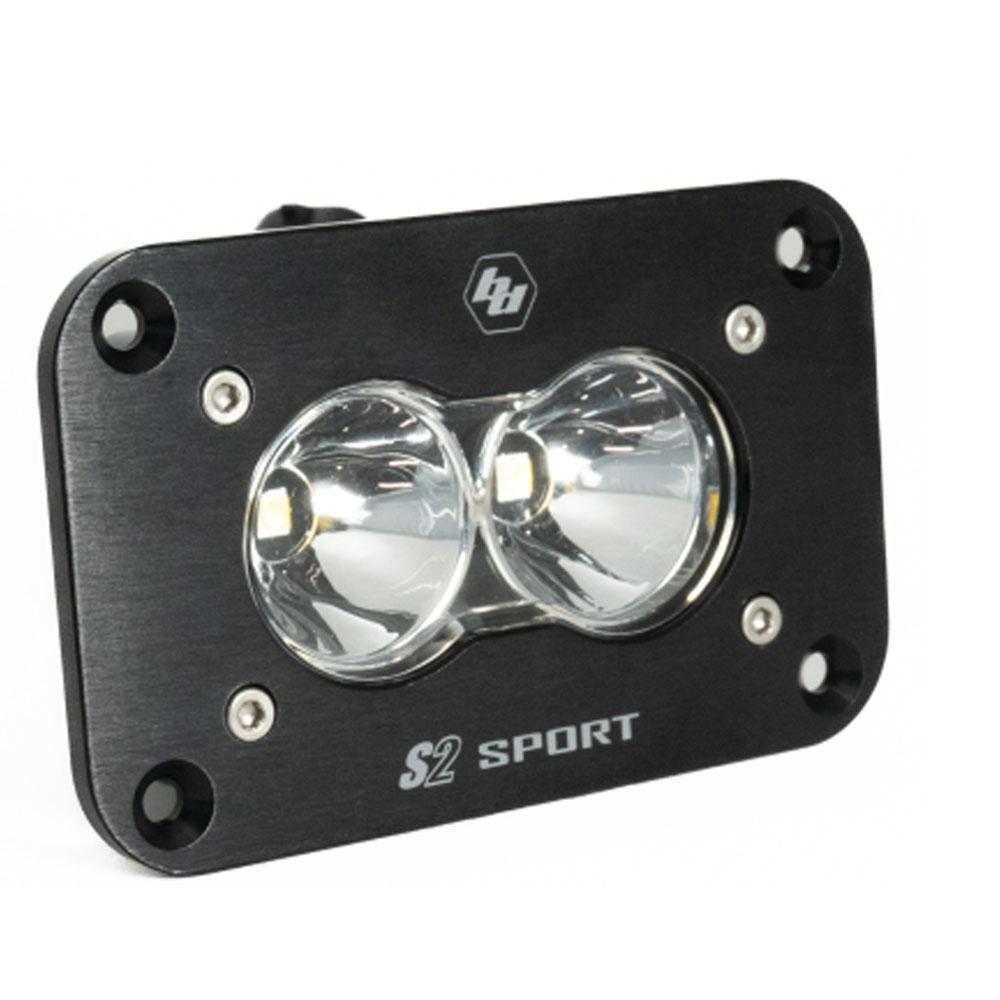 Baja Designs S2 Sport Black Flush Mount LED Auxiliary Light Pod - manufacturer image 1