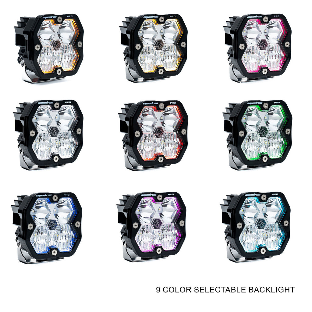 Baja Designs Squadron 2.0 Pro Black LED Auxiliary Light Pod - manufacturer image 95210