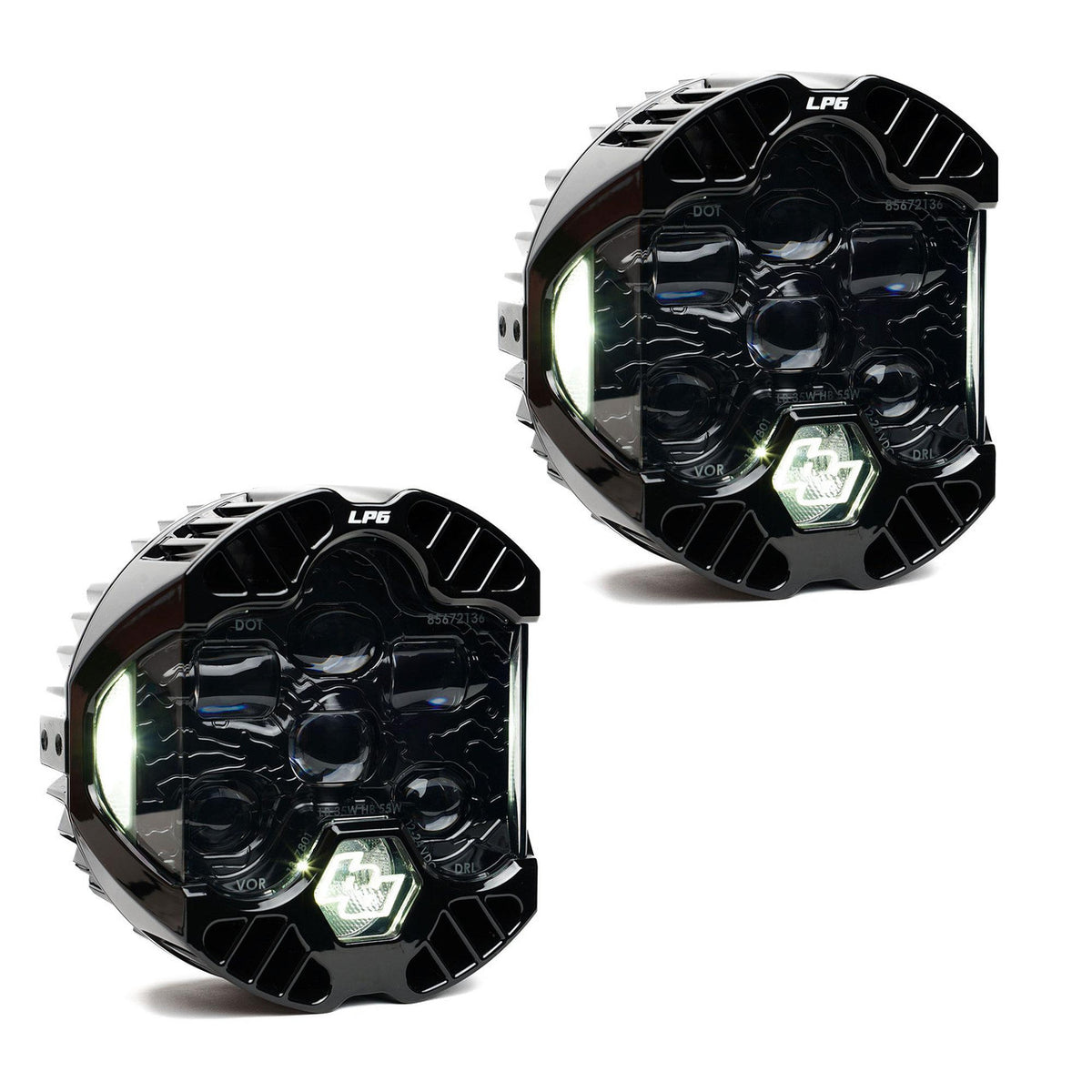 Baja Designs DOT LP6 LED Headlight Replacement Pair - manufacturer image 93346