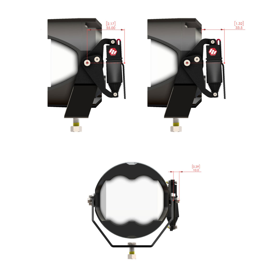 Baja Designs Reflex Light Actuator Kit – LP4/LP6/LP9/XL-M Housing - manufacturer image 94273