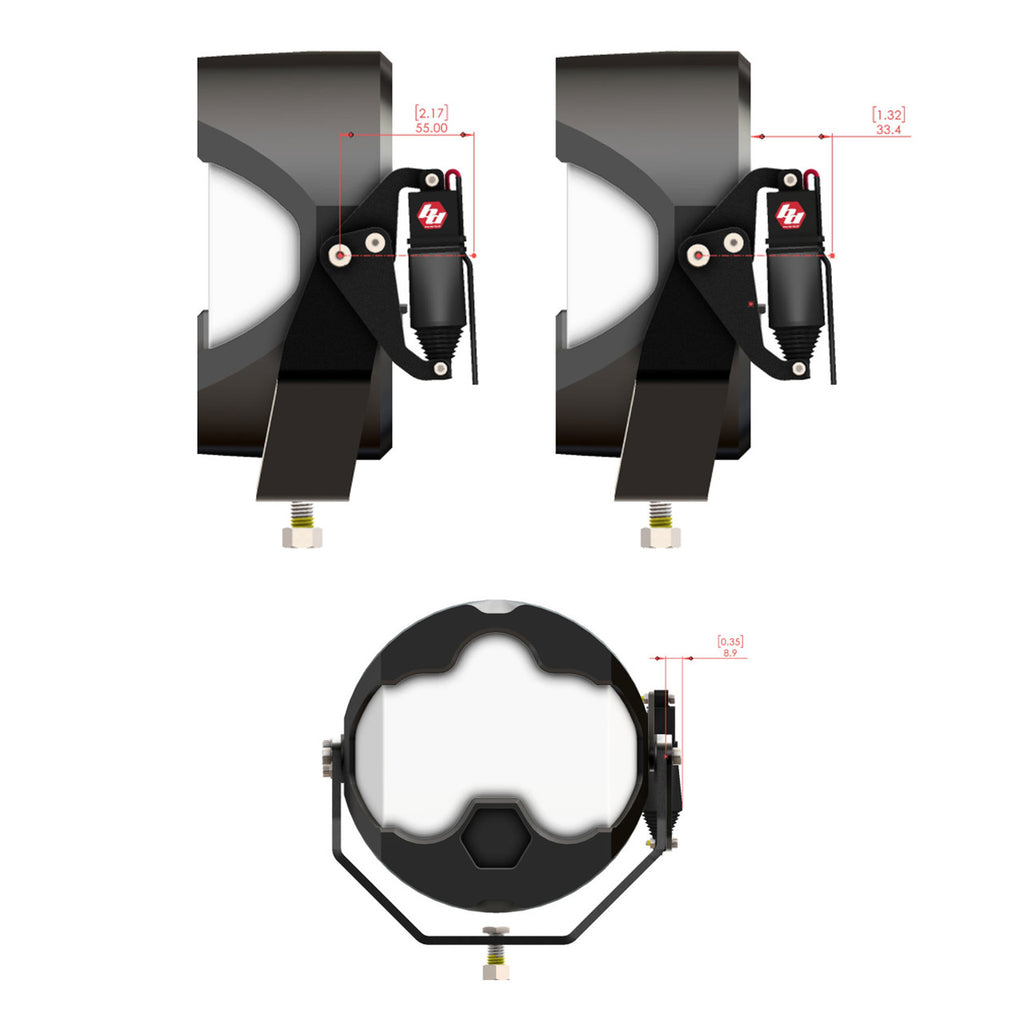 Baja Designs Reflex Light Actuator Kit – LP4/LP6/LP9/XL-M Housing - manufacturer image 94274