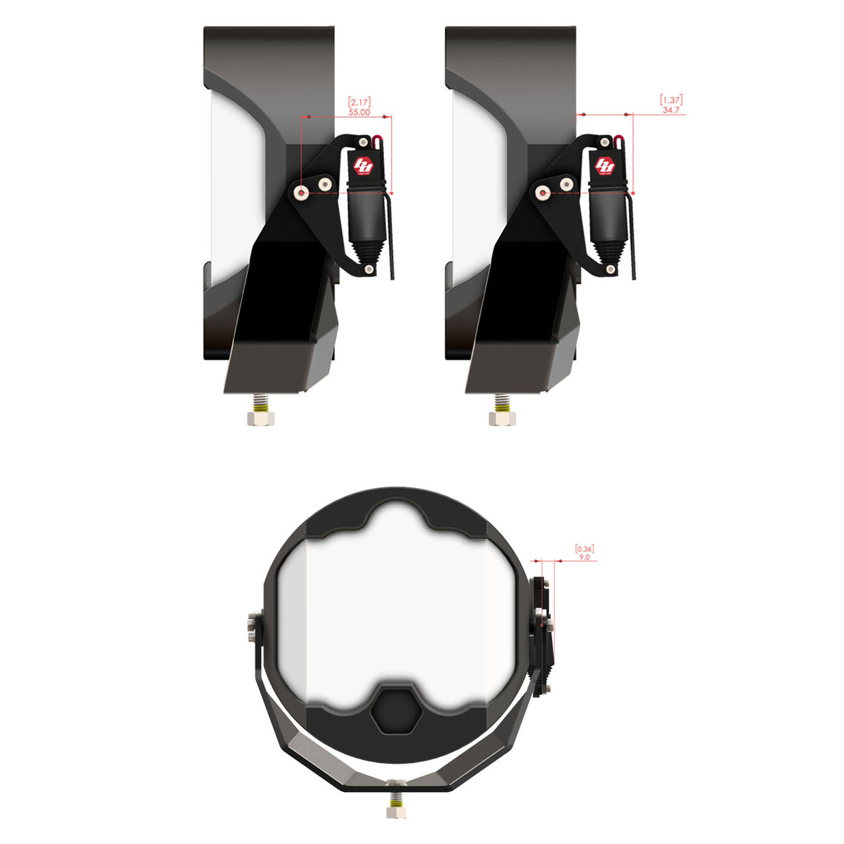Baja Designs Reflex Light Actuator Kit – LP4/LP6/LP9/XL-M Housing - manufacturer image 94275
