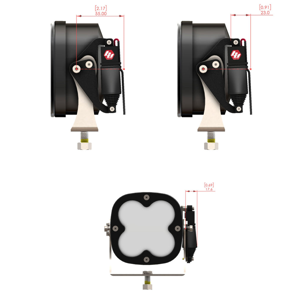 Baja Designs Reflex Light Actuator Kit – LP4/LP6/LP9/XL-M Housing - manufacturer image 94276