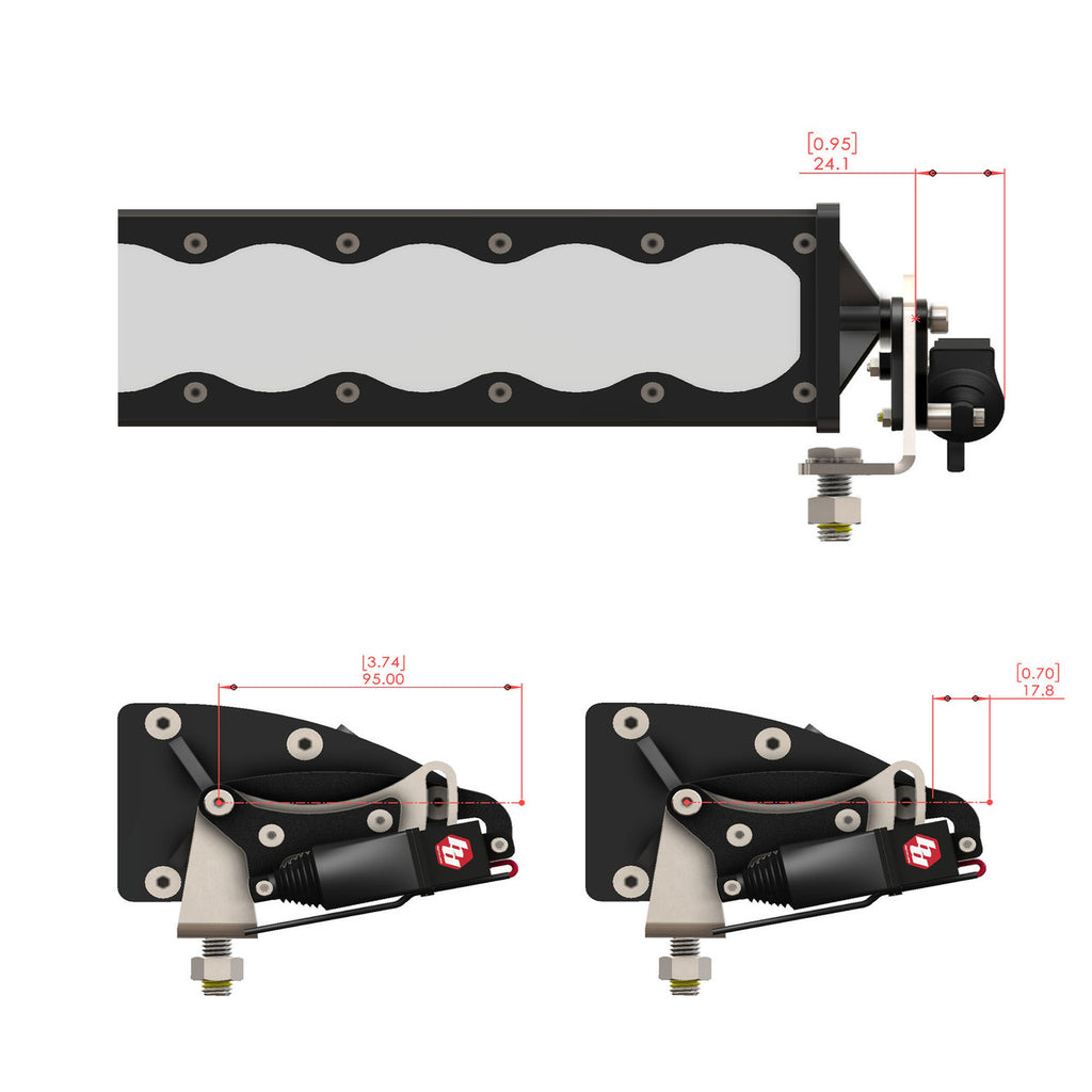 Baja Designs Reflex Light Actuator Kit – OnX6+ Light Bar - manufacturer image 94279