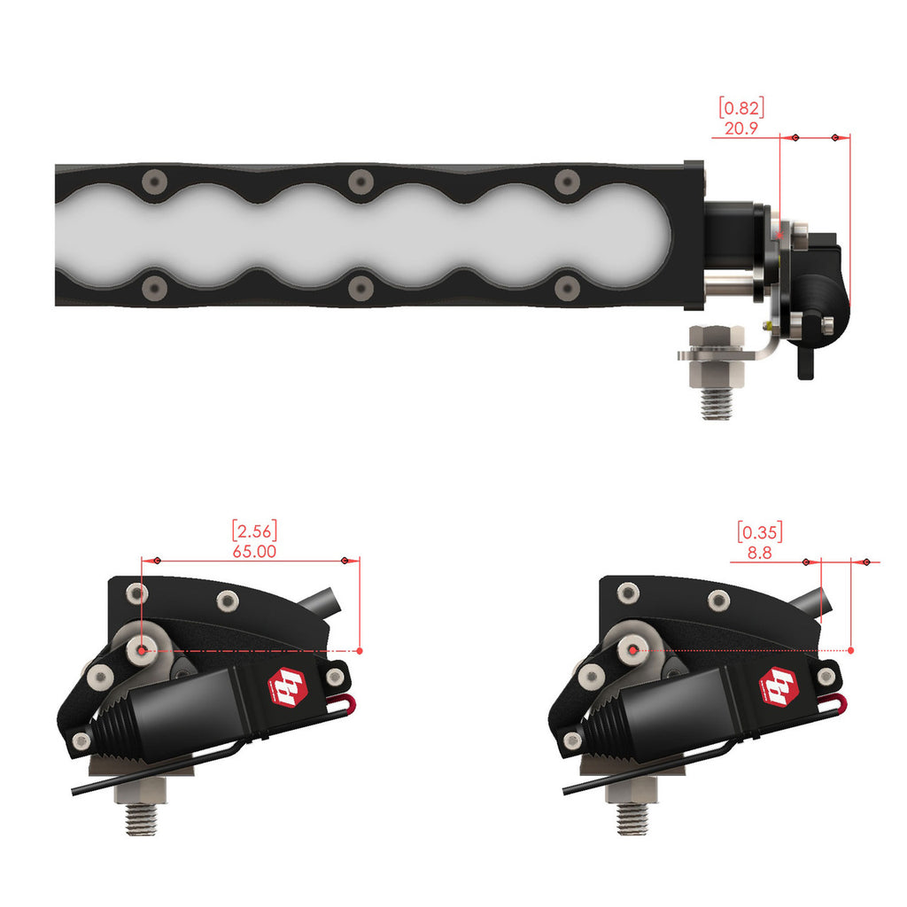 Baja Designs Reflex Light Actuator Kit – S8 Light Bar - manufacturer image 94278