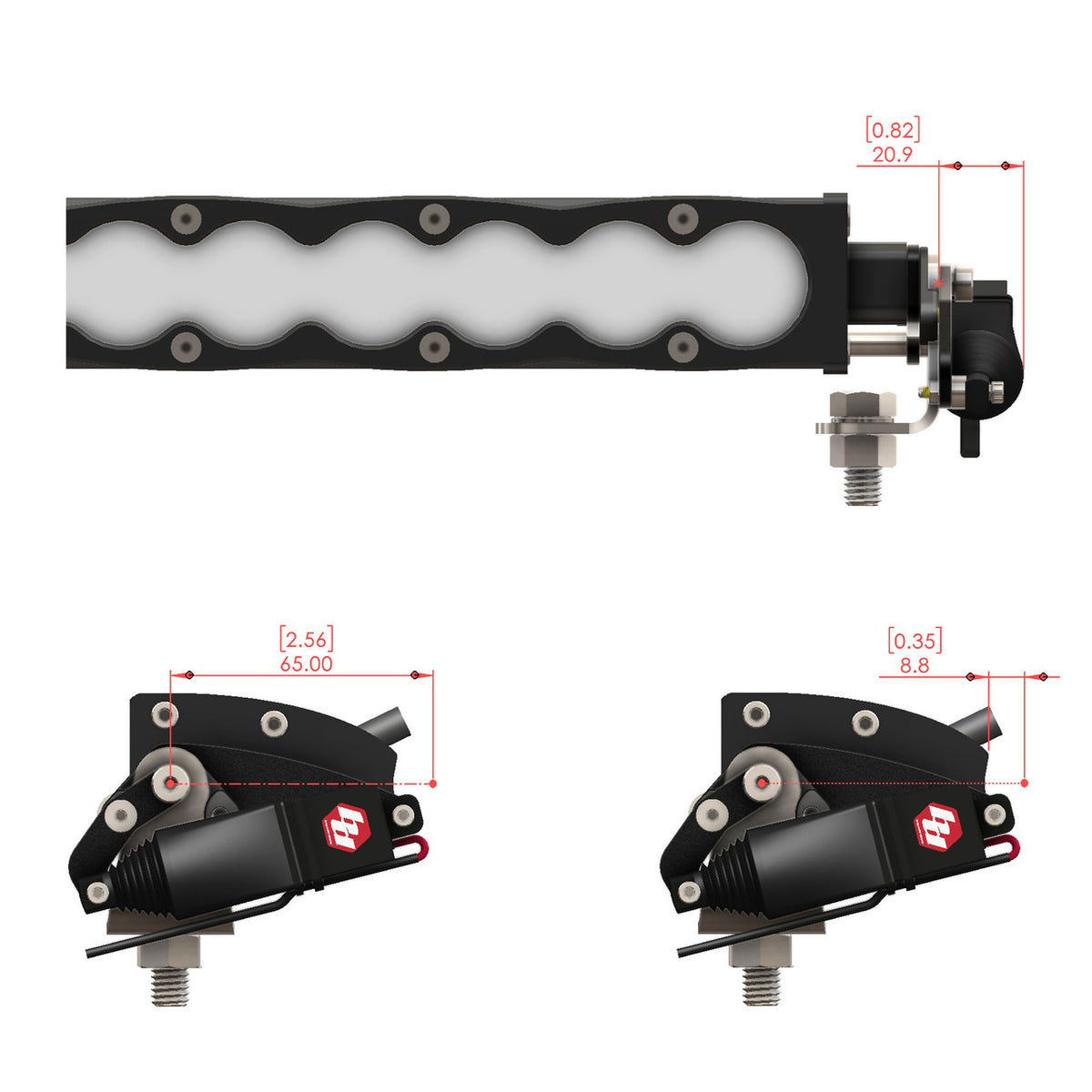 Baja Designs Reflex Light Actuator Kit – S8 Light Bar - manufacturer image 94278