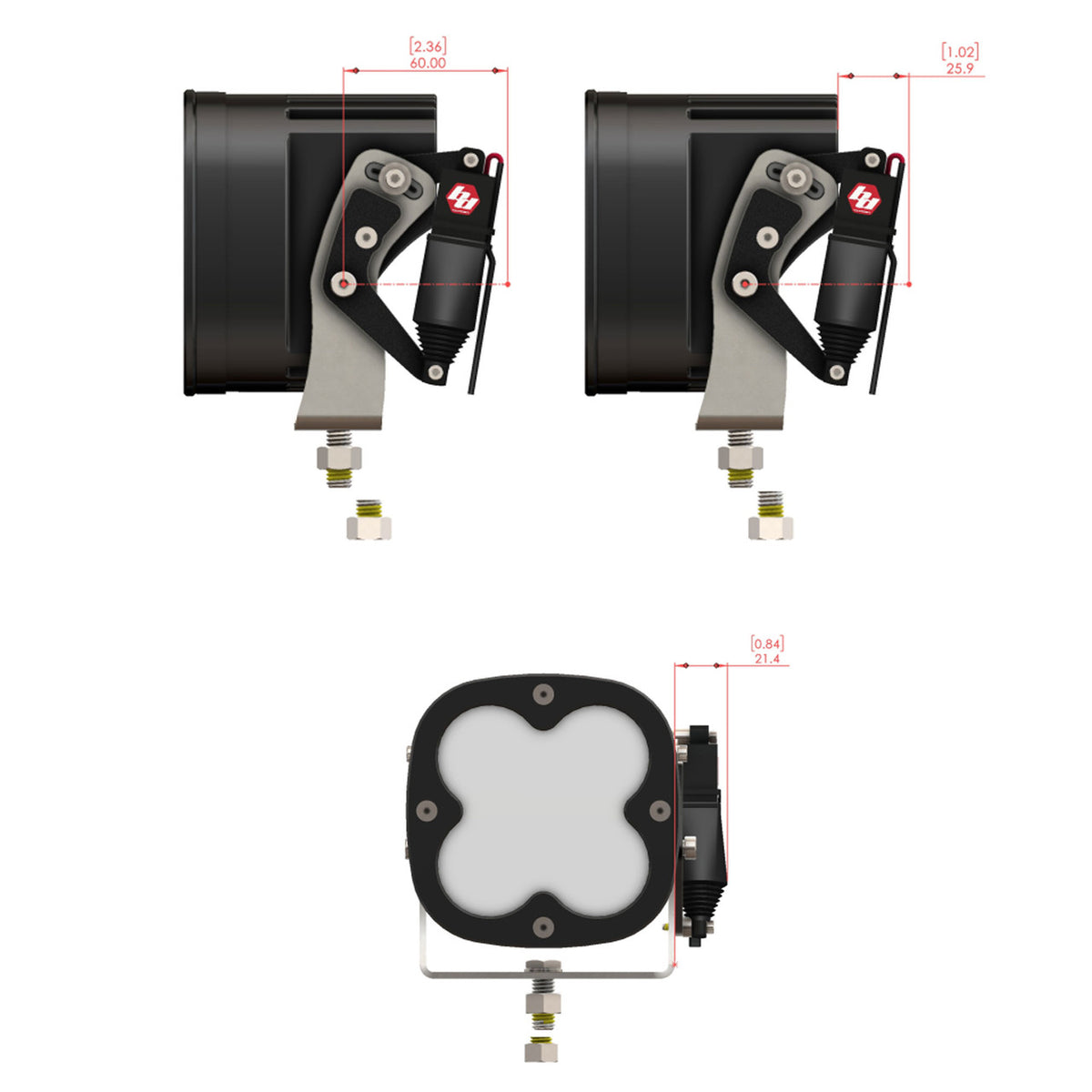 Baja Designs Reflex Light Actuator Kit – XL Standard Housing - manufacturer image 94277
