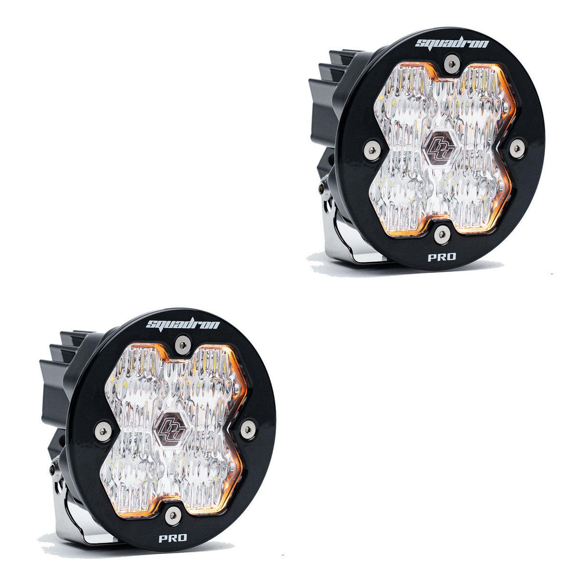 Baja Designs Squadron-R 2.0 Pro Black LED Auxiliary Light Pod Pair - manufacturer image 95383