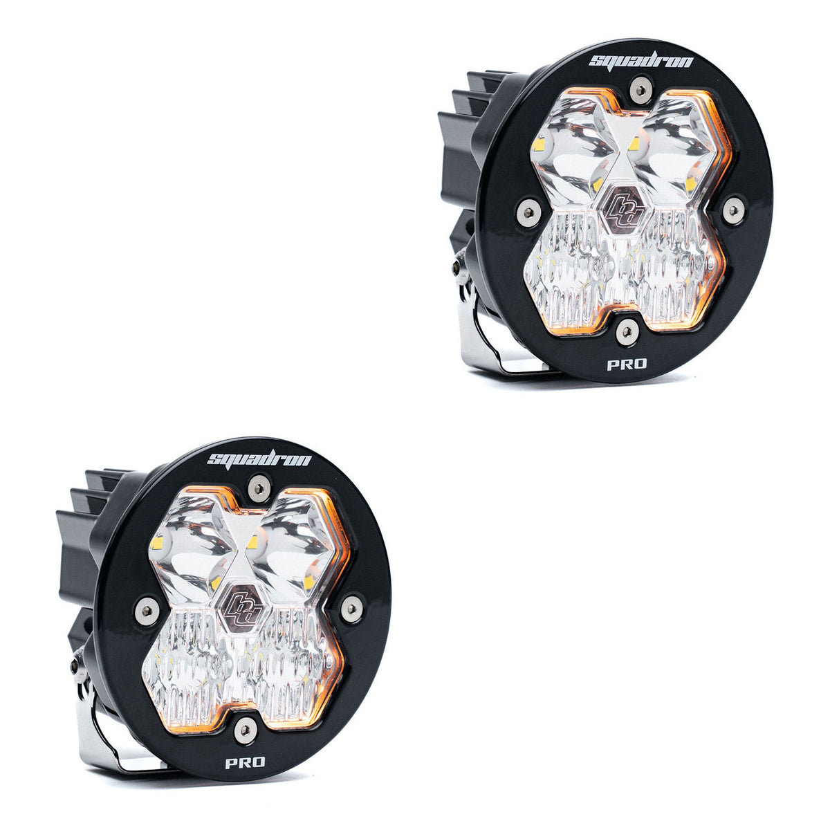 Baja Designs Squadron-R 2.0 Pro Black LED Auxiliary Light Pod Pair - manufacturer image 95380