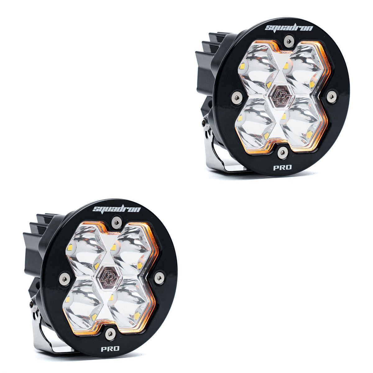 Baja Designs Squadron-R 2.0 Pro Black LED Auxiliary Light Pod Pair - manufacturer image 95381