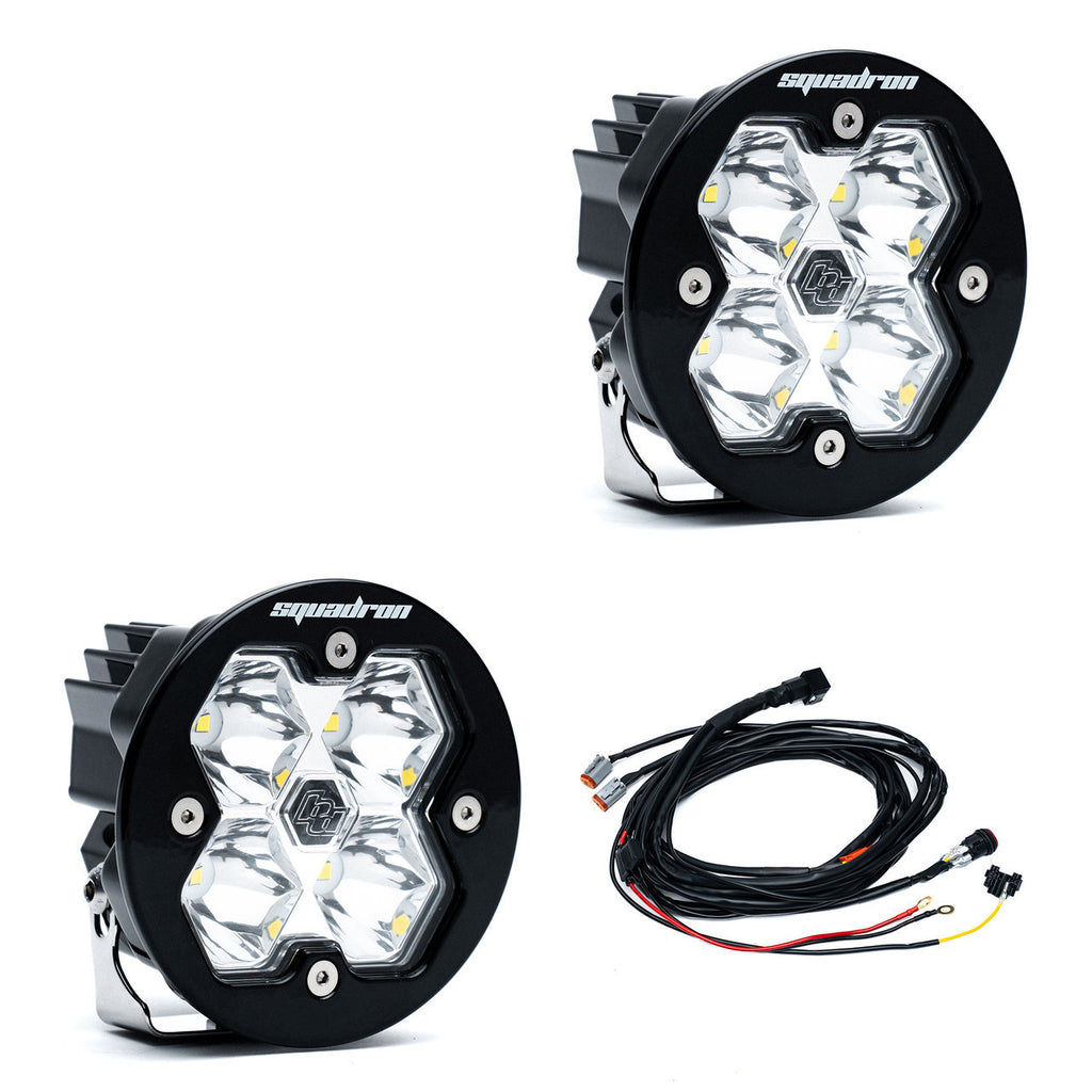 Baja Designs Squadron-R 2.0 Sport Black LED Auxiliary Light Pod Pair - manufacturer image 95366