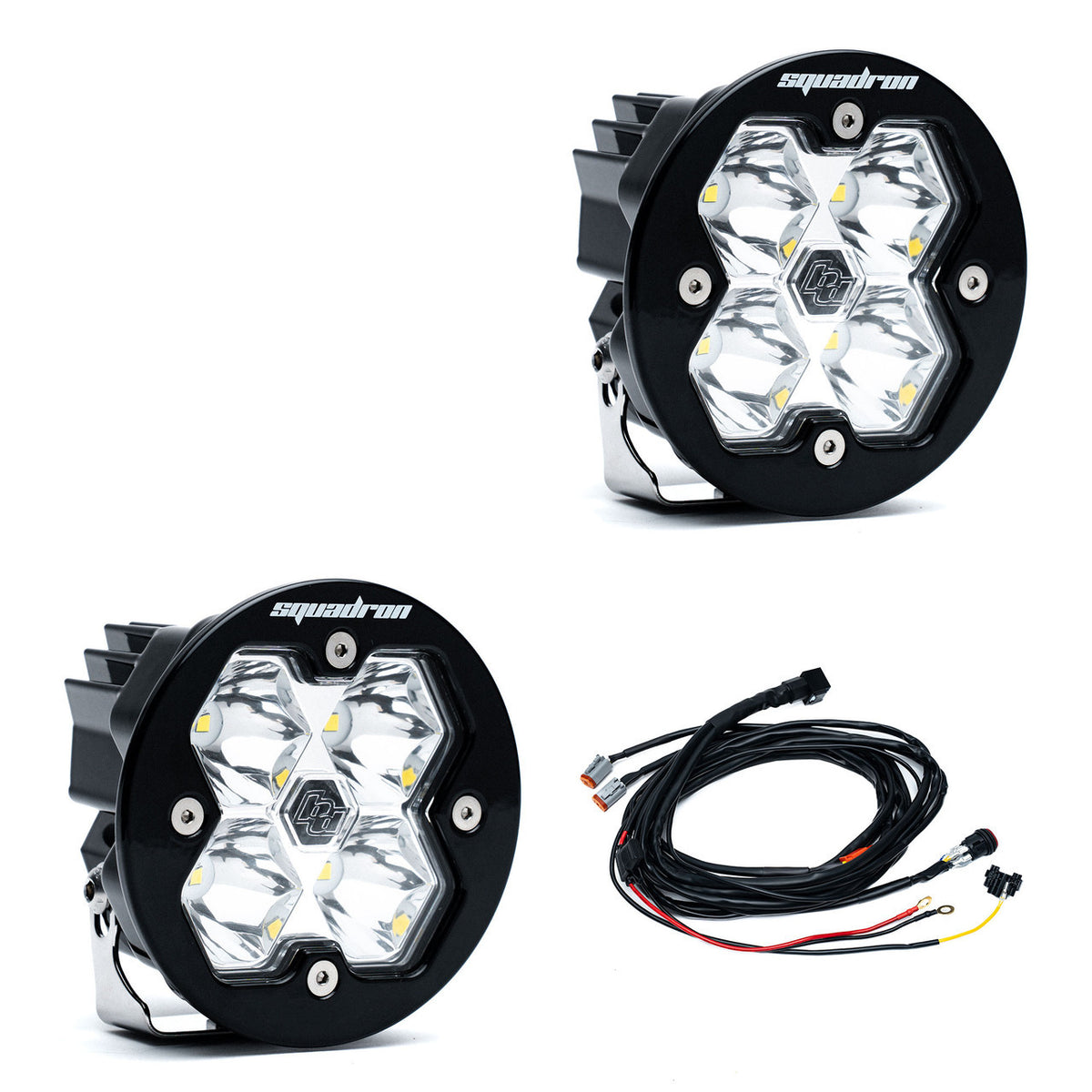 Baja Designs Squadron-R 2.0 Sport Black LED Auxiliary Light Pod Pair - manufacturer image 95366