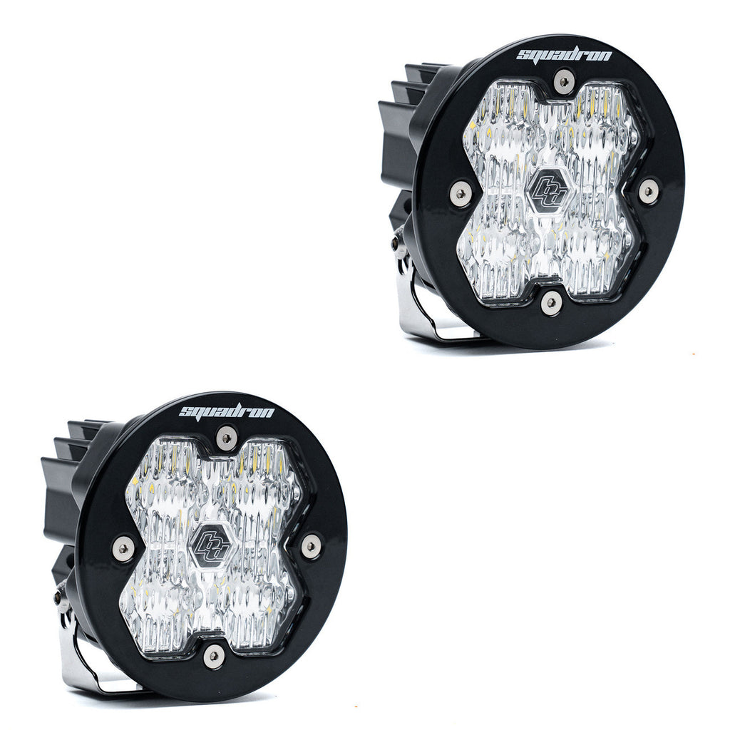 Baja Designs Squadron-R 2.0 Sport Black LED Auxiliary Light Pod Pair - manufacturer image 95373