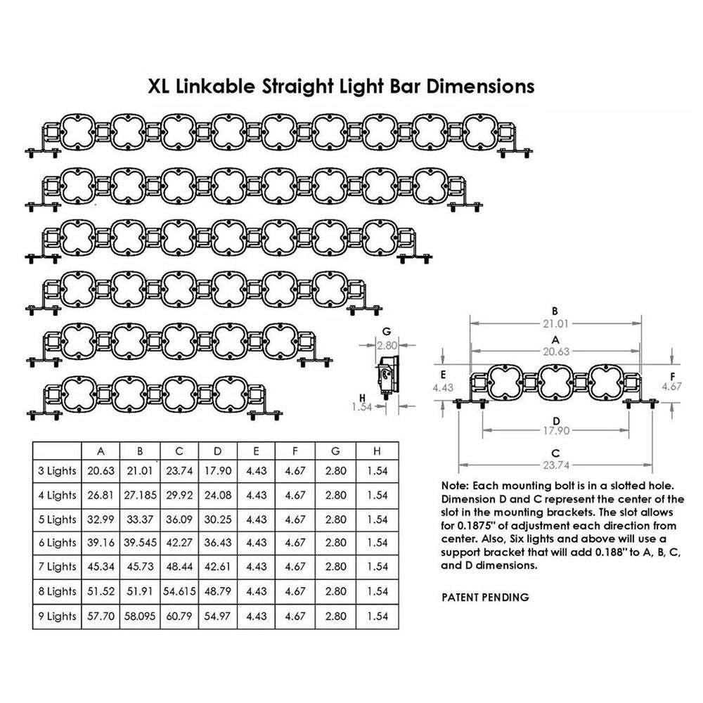 Baja Designs XL Pro Linkable LED Light Bar - manufacturer image 93698