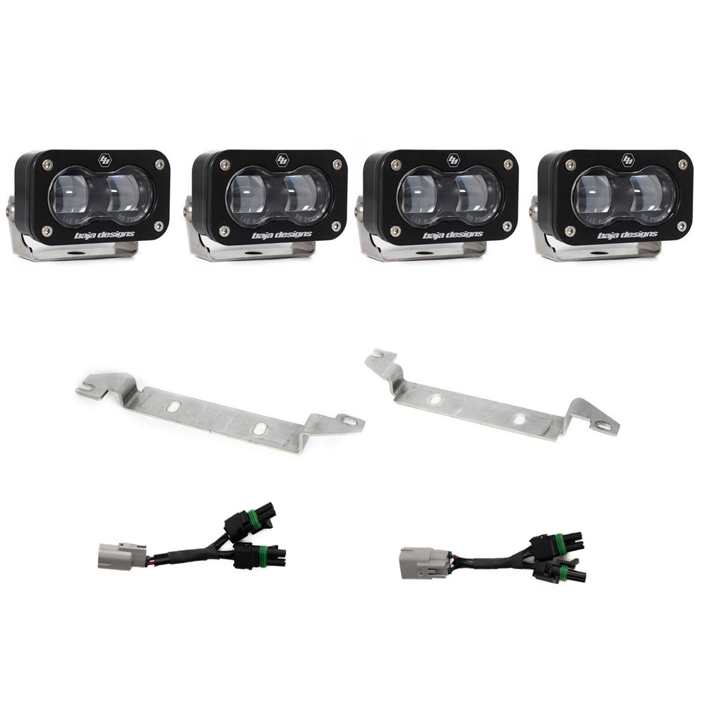 Baja Designs S2 SAE OEM Fog Light Replacement Kit - 2025-2026 Toyota 4Runner Pro/Trailhunter - SAE Fog, Clear