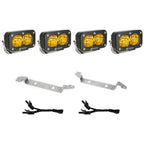 Baja Designs S2 Sport OEM Fog Light Replacement Kit - 2025-2026 Toyota 4Runner, Non-TRD Pro - Wide Cornering, Baja Amber