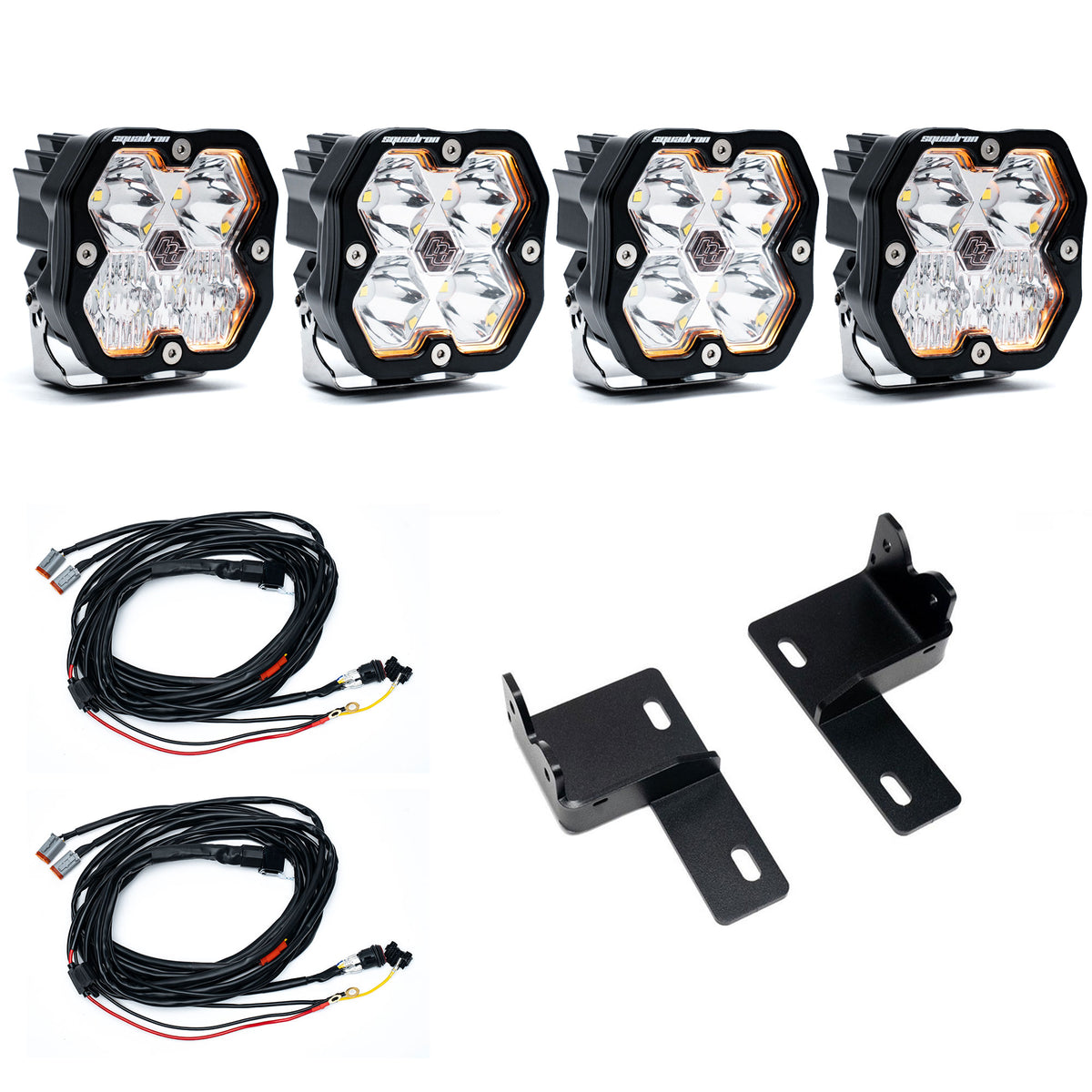 Baja Designs Squadron 2.0 Sport Behind-the-Grille Light Kit - Toyota 2025-26 4Runner - Multi Pattern, Clear