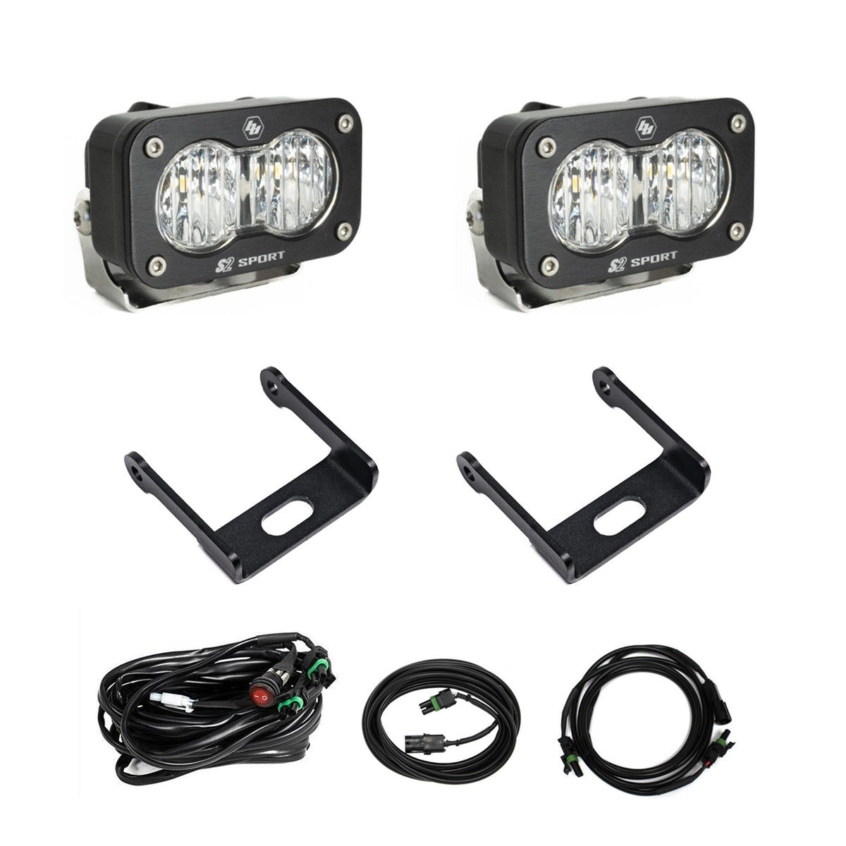 Baja Designs Toyota 4Runner S2 Sport Reverse Kit - 2025-2026 Toyota 4Runner - Wide Cornering, Clear, Toggle
