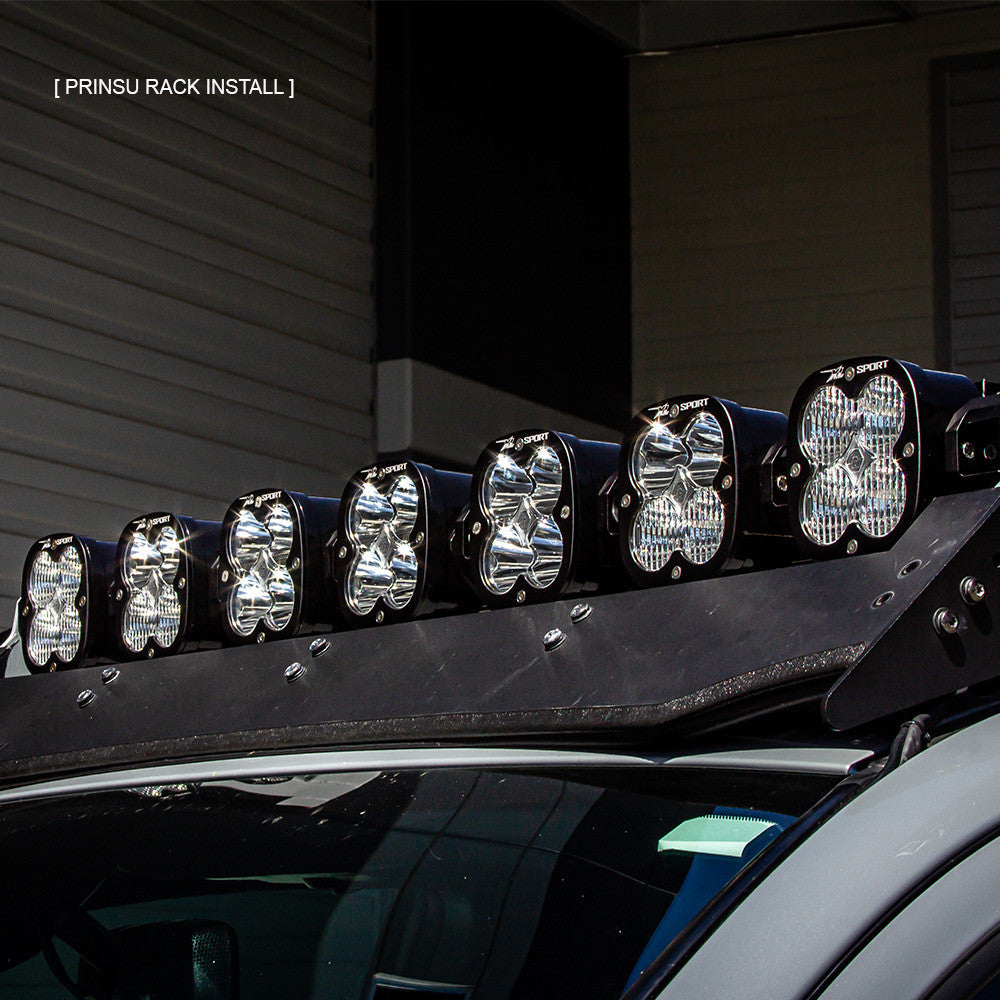 Baja Designs Toyota 7XL Linkable Roof Light Bar Kit For Prinsu Rack - Toyota 2010-24 4Runner; 2007-14 FJ Cruiser; 2005-23 Tacoma; 2007-21 Tundra - XL Sport Linkable, Multi Pattern, Clear